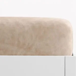 Akční Nabídka Prostěradlo velurové smetanové 90x200 cm