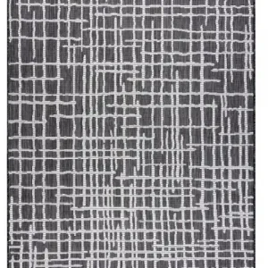 Kusový koberec Sion Sisal Trellis 22144 black/ecru – na ven i na doma Nízká Cena