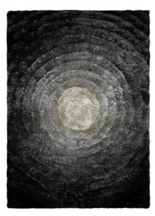 Kusový koberec Flim 008-B2 Circles grey Jen Po Omezenou Doba