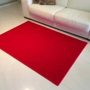 Kusový červený koberec Eton - 200 x 200 cm Horká Nabídka