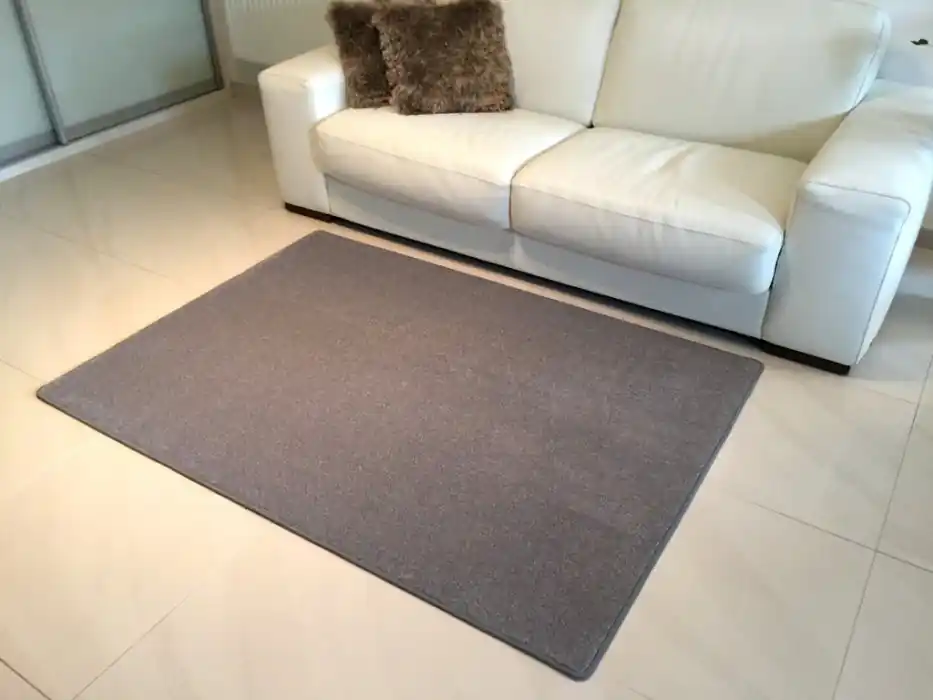 Kusový šedý koberec Eton - 60 x 60 cm Vrácení Zdarma