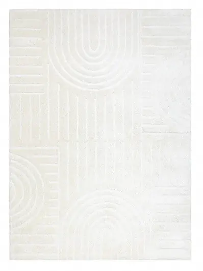 Kusový koberec Mode 8586 geometric cream Super Cena