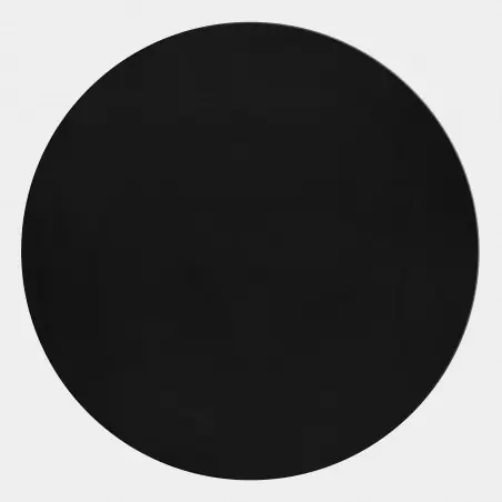 Kusový koberec kruh Pouffy 5100 black - Kruh 120 cm průměr Nízká Cena