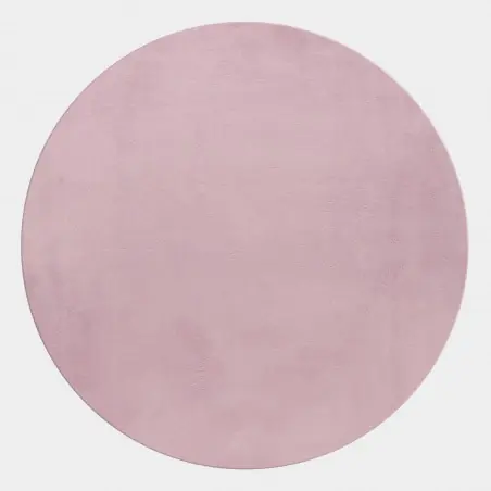 Kusový koberec kruh Pouffy 5100 rose - Kruh 160 cm průměr Originální