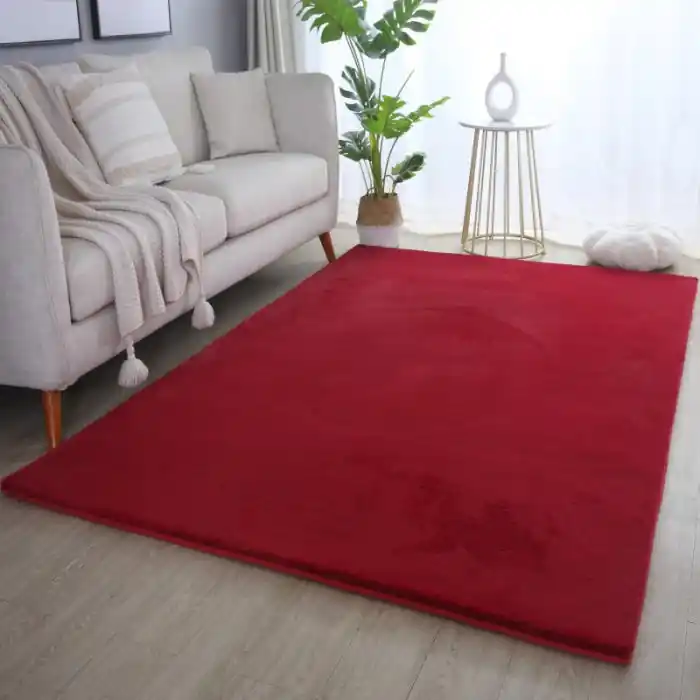 Finální Výprodej Kusový koberec Pouffy 5100 red - 80 x 250 cm