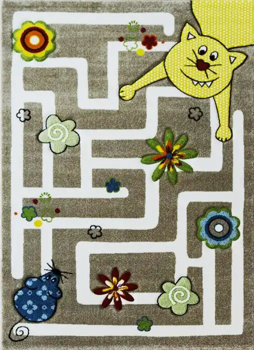 Jen Po Omezenou Doba Dětský koberec Smart Kids 22303 beige - 160 x 230 cm