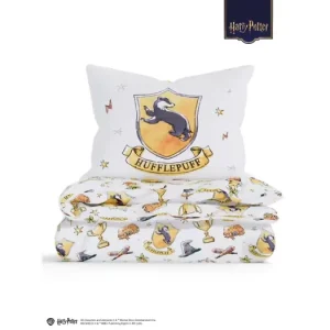 Horká Nabídka Prodloužené povlečení mikroplyš Harry Potter - Mrzimor bílé