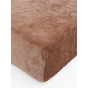 Prostěradlo mikroplyš Deluxe 140 × 200 cm – mocha mousse Vrácení Zdarma