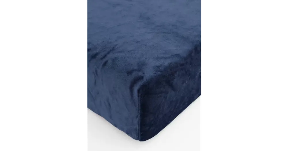 Cenově Výhodný Prostěradlo mikroplyš Deluxe 140 × 200 cm – námořnicky modré