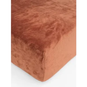 Levný Prostěradlo mikroplyš Deluxe 140 × 200 cm – terakota