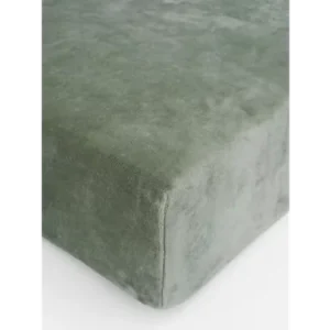 Značkový Prostěradlo mikroplyš Deluxe 160 x 200 cm - olivové