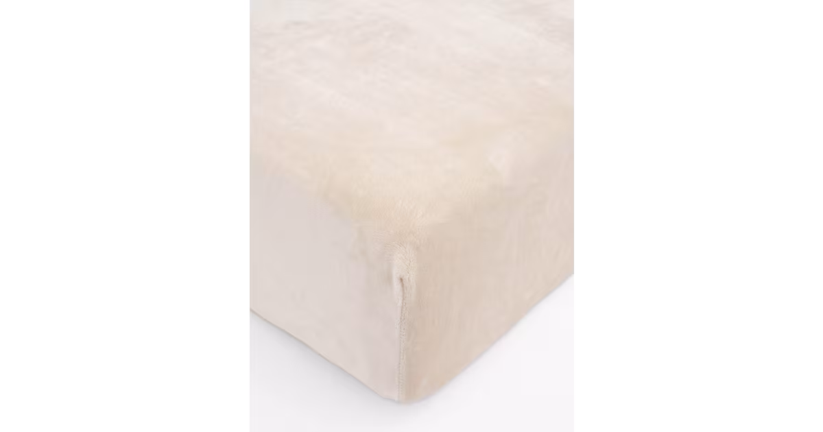 Prostěradlo mikroplyš Deluxe 180 x 200 cm - mandlové Finální Výprodej