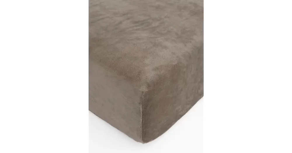 Prostěradlo mikroplyš Deluxe 180 x 200 cm - šedohnědé Přímo Od Výrobce