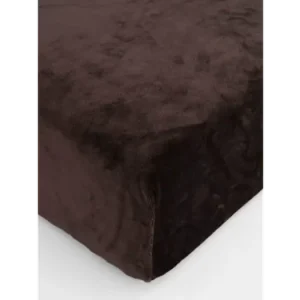 Nejprodávanější Prostěradlo mikroplyš Deluxe 180 x 200 cm - tmavě hnědé