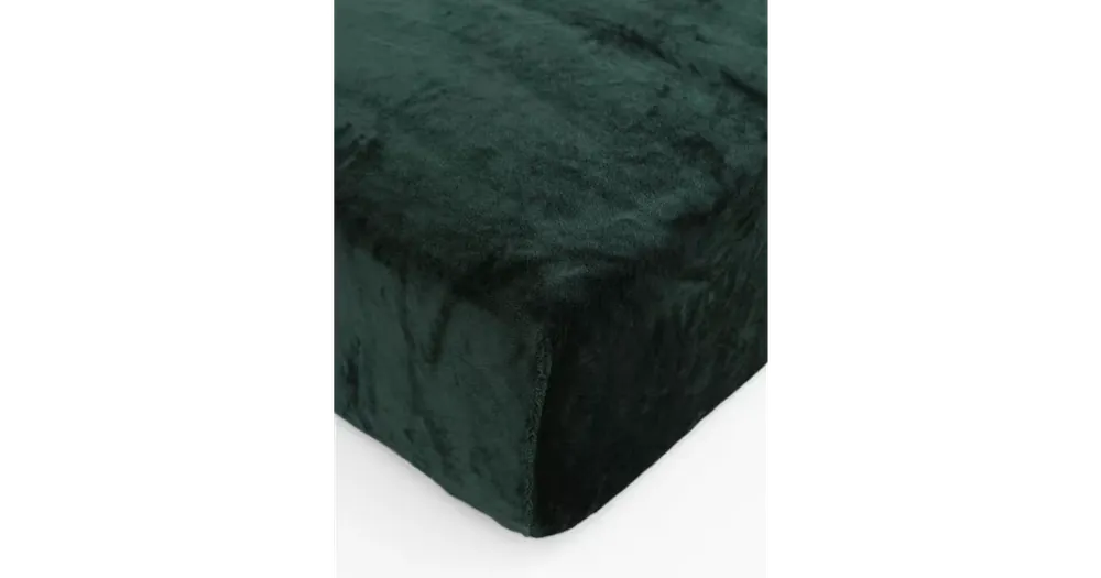 Omezená Nabídka Prostěradlo mikroplyš Deluxe 180 x 200 cm - tmavě zelené