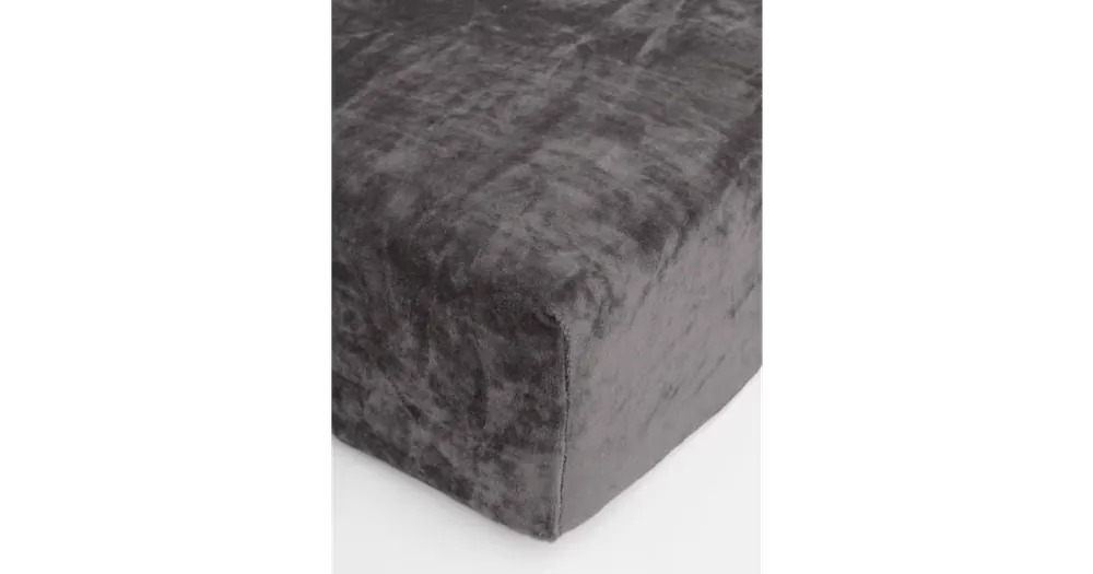 Prostěradlo mikroplyš Deluxe 200 x 200 cm - tmavě šedé Top Prodej