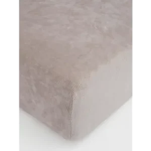 Značkový Prostěradlo mikroplyš Deluxe 220 x 200 cm - cappuccino