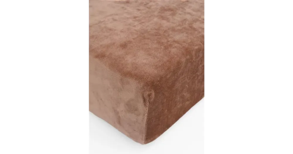Kup Teď Prostěradlo mikroplyš Deluxe 220 x 200 cm - mocha mousse