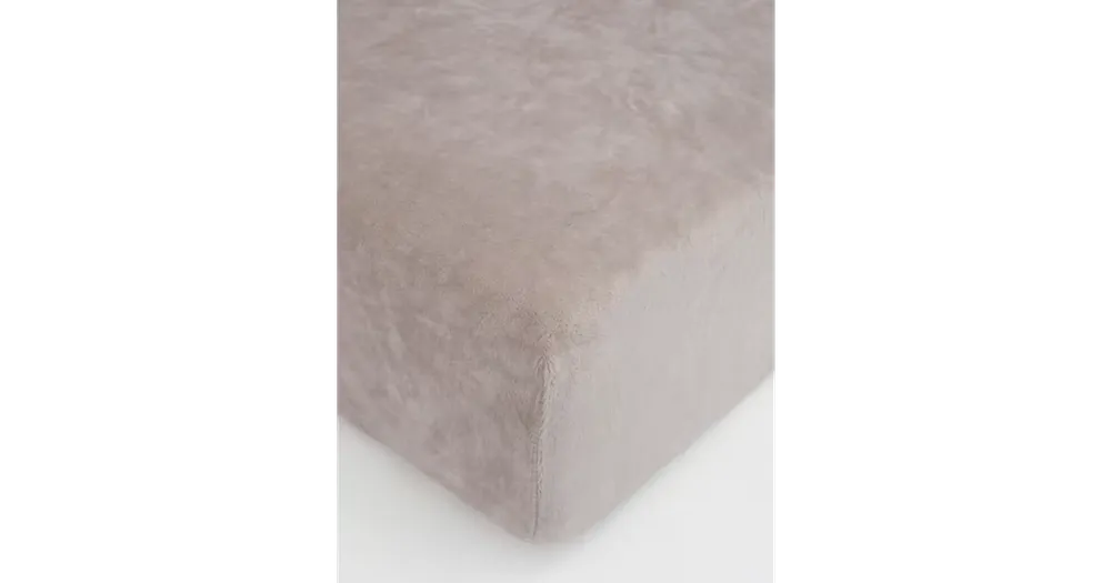 Prostěradlo mikroplyš Deluxe 90 x 200 cm - cappuccino Horká Nabídka