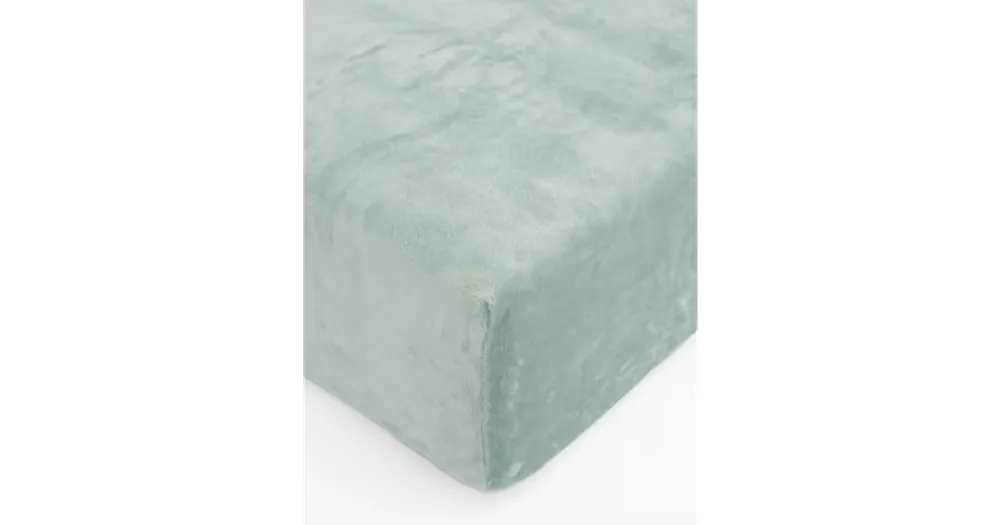 Prostěradlo mikroplyš Deluxe do postýlky 70 x 140 cm - mátové Koupit Online