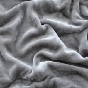 Nejlepší Volba Prostěradlo mikroplyš do postýlky 60 × 120 cm – světle šedé