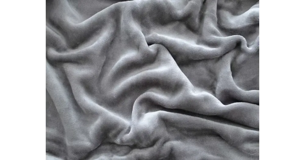 Nejlepší Volba Prostěradlo mikroplyš do postýlky 60 × 120 cm – světle šedé