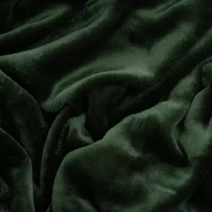 Cenově Výhodný Prostěradlo mikroplyš Exclusive 180 × 200 cm – tmavě zelené