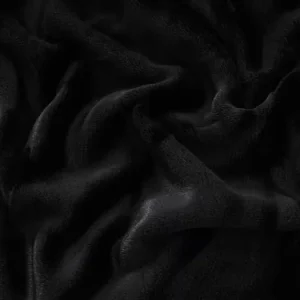 Sezónní Sleva Prostěradlo mikroplyš Exclusive 180 × 200 cm – černé