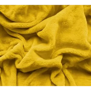 Prostěradlo mikroplyš Exclusive 220 × 200 cm – žluté Cenová Bomba
