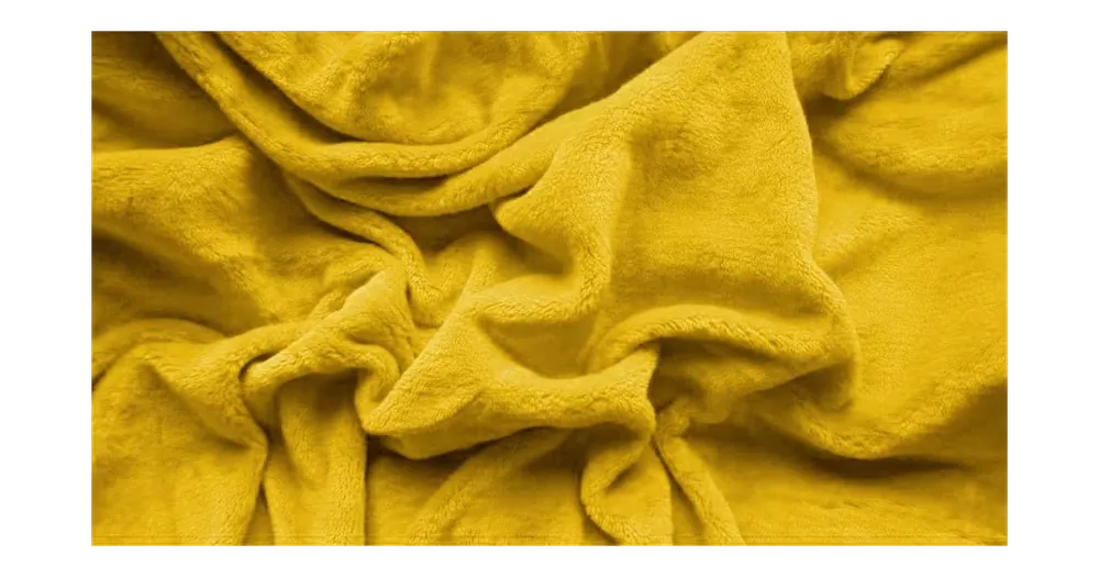 Prostěradlo mikroplyš Exclusive 90 × 200 cm – žluté Hit Sezóny
