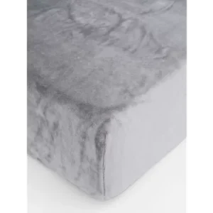 Prostěradlo mikroplyš Exclusive 90 × 200 cm – světle šedé Nejlepší Volba