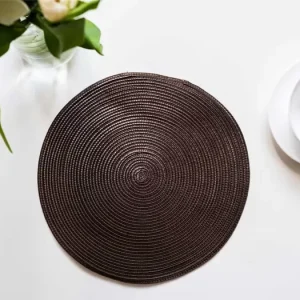 Nakupujte Hned Prostírání Deluxe 35 cm – Stela tmavě hnědá