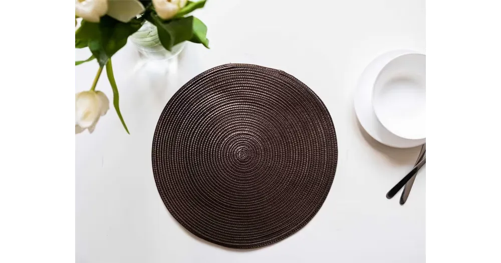 Nakupujte Hned Prostírání Deluxe 35 cm – Stela tmavě hnědá