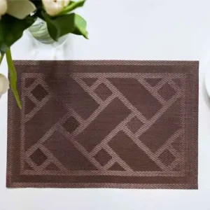 Finální Výprodej Prostírání Deluxe 30 × 45 cm – Majda ornamenty hnědé