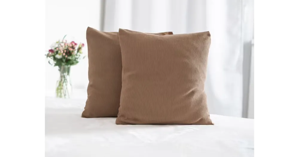Nízká Cena Sada povlaků na polštářek 40 × 40 cm – Lorenzo cappuccino 2 ks
