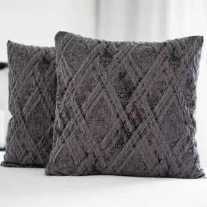 Sada povlaků na polštářek 40 × 40 cm – Salvatore šedý 2 ks Hit Sezóny