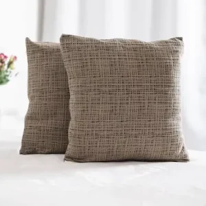 Poslední Šance Sada povlaků na polštářek 40 × 40 cm – Dominico hnědý 2 ks