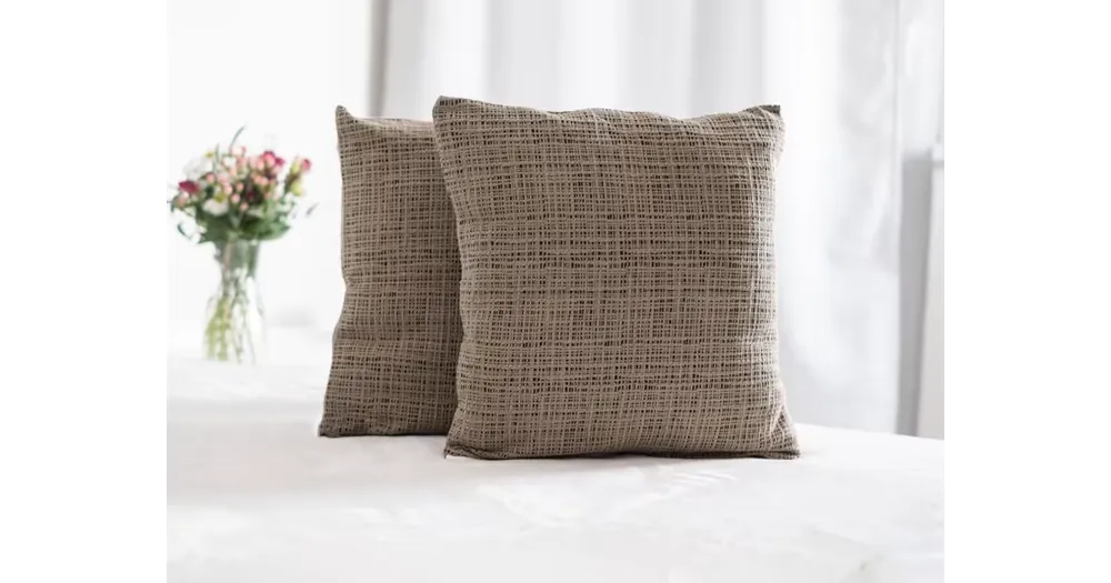 Poslední Šance Sada povlaků na polštářek 40 × 40 cm – Dominico hnědý 2 ks