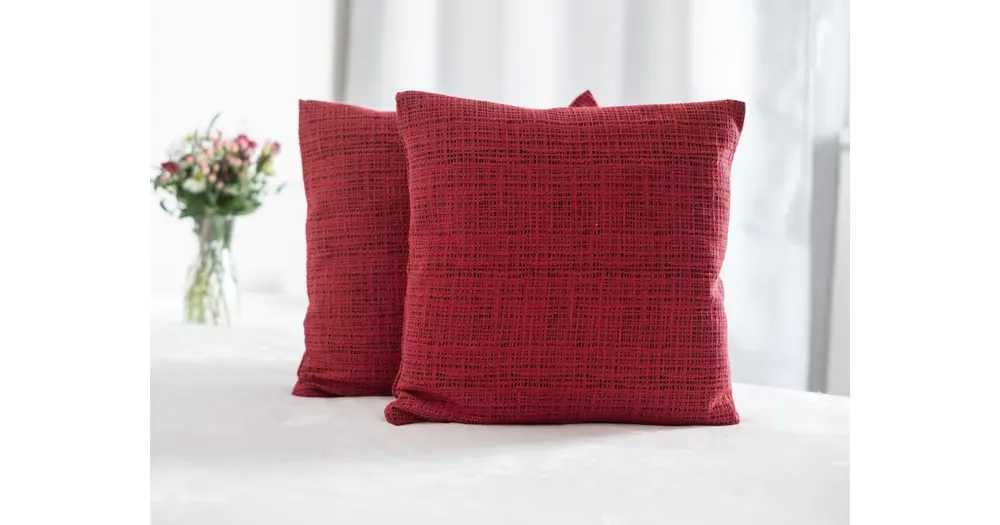 Omezená Nabídka Sada povlaků na polštářek 40 × 40 cm – Dominico vínový 2 ks