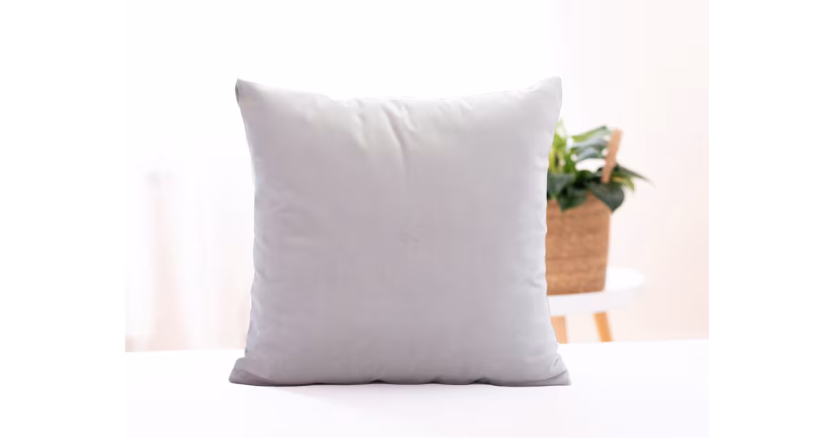 Sametový povlak na polštář Velvet stříbrná - 45 × 45 cm Tovární Cena