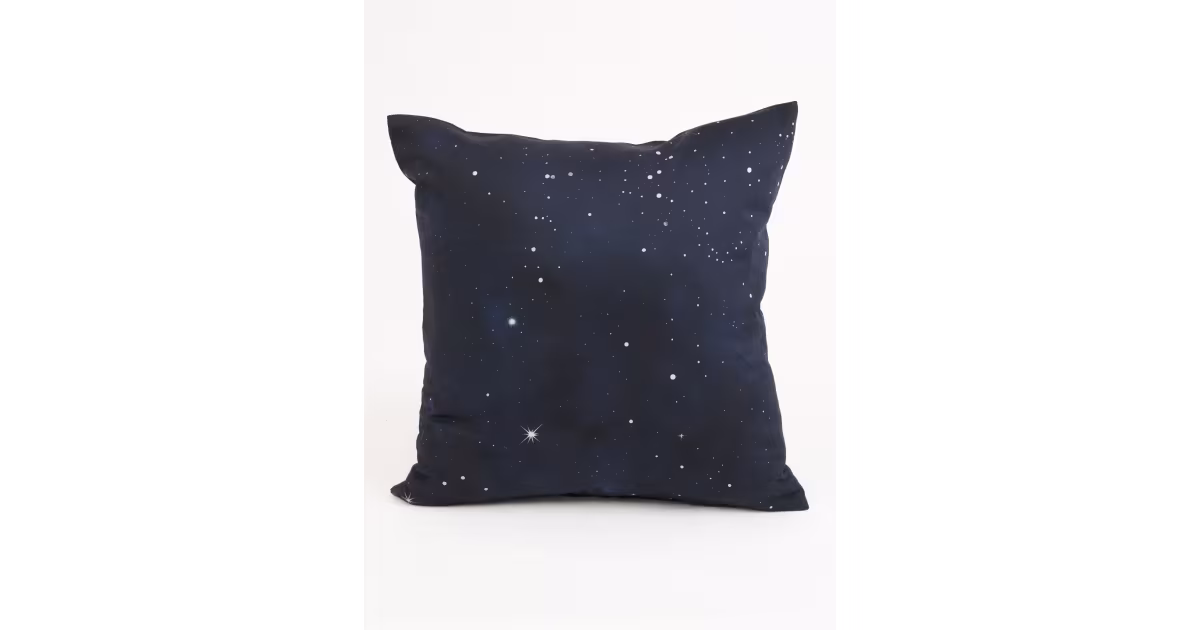 Saténový povlak na polštář 40 x 40 cm - Hvězdná obloha Cenově Výhodný