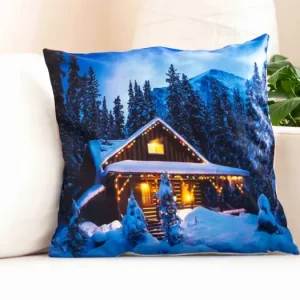 Svítící povlak na polštářek - Vánoční pohoda 6, 45x45cm Top Prodej