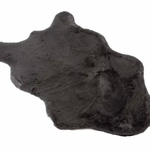 Umělá kožešina 60 × 90 cm – tmavě šedá Nejprodávanější