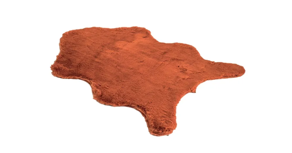 Must-Have Umělá kožešina 60 × 90 cm Alessio – oranžová