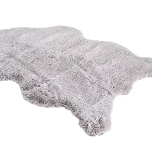 Umělá kožešina 60 × 90 cm Alessio – šedá Originální
