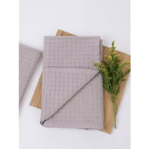 Levný Vaflové kuchyňské utěrky (2 ks) - šedohnědá