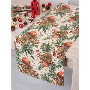 Časově Omezené Vánoční běhoun Lesní pohádka - 40 × 140 cm