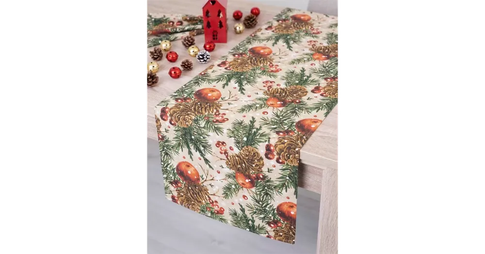 Časově Omezené Vánoční běhoun Lesní pohádka - 40 × 140 cm