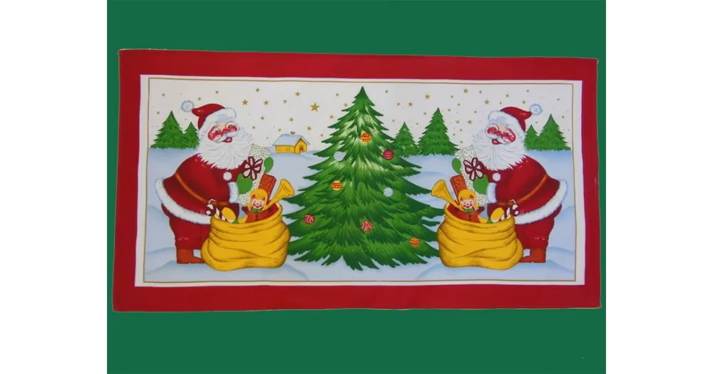 VÁNOČNÍ DEČKA Santa 80x40cm Vysoce Kvalitní