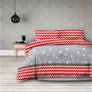 VANOČNÍ FLANELOVÉ POVLEČENÍ - Christmas 140x200/70x90cm Časově Omezené